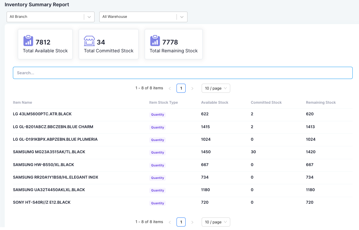 Inventory with Spot ERP